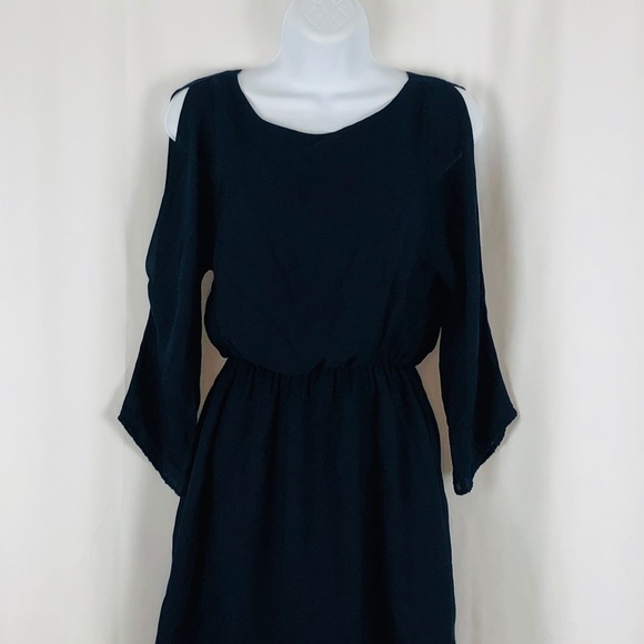 Alice + Olivia Silk cold shoulder minidresss M - Picture 5 of 13